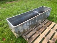 6' GALVANISED FEED/WATER TROUGH