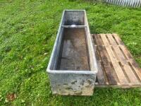 6' GALVANISED FEED/WATER TROUGH - 2