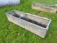 6' GALVANISED FEED/WATER TROUGH - 3