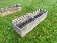 6' GALVANISED FEED/WATER TROUGH - 5