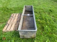 6' GALVANISED FEED/WATER TROUGH - 6