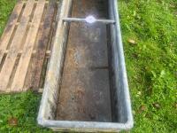 6' GALVANISED FEED/WATER TROUGH - 7