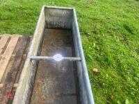 6' GALVANISED FEED/WATER TROUGH - 8