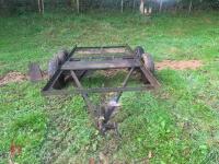 TWIN AXLE TRAILER FRAME