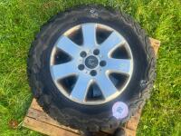 4 X BFG GOODRICH TYRES & WHEELS - 4