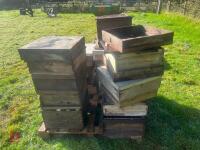 PALLET OF BEE HIVE SECTIONS - 7