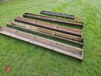 5 SHEEP FEED TROUGHS - 2