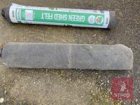 2 ROLLS OF 1M WIDE MINERAL ROOFING