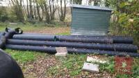 X11 6M 9" LINED PLASTIC DRAINAGE PIPES