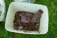 11 TUBS OF NUTS AND BOLTS, WASHERS ETC - 2