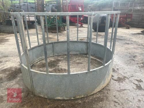 2023 GALVANISED CATTLE RING FEEDER