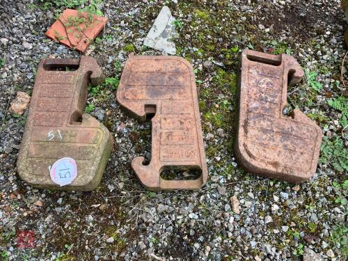 3 LEYLAND FRONT WEIGHTS (51)