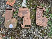 3 LEYLAND FRONT WEIGHTS (51) - 2