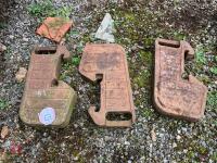 3 LEYLAND FRONT WEIGHTS (51) - 4