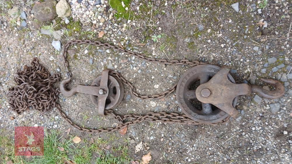 CHAIN LIFTING BLOCK AND TACKLE (S/R)