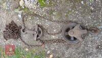 CHAIN LIFTING BLOCK AND TACKLE (S/R)