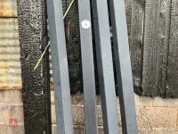 4 ALUMINIUM POSTS (34) - 8