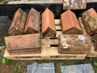 2 PALLETS OF CLAY RIDGE TILES (44) - 2