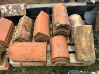 2 PALLETS OF CLAY RIDGE TILES (44) - 3