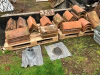 2 PALLETS OF CLAY RIDGE TILES (44) - 4