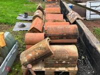 2 PALLETS OF CLAY RIDGE TILES (44) - 8