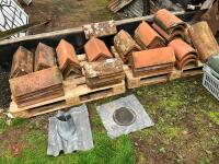 2 PALLETS OF CLAY RIDGE TILES (44) - 11