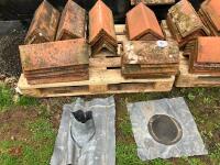 2 PALLETS OF CLAY RIDGE TILES (44) - 13