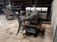 10' GALVANISED BLUE MARLIN SCULPTURE - 13