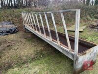 15' CATTLE FEED BARRIER TROUGH - 3