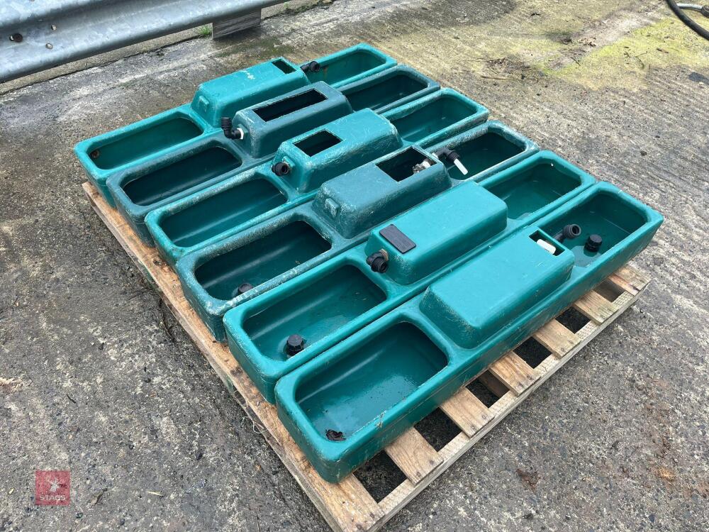 6 X JFC CATTLE DRINKING TROUGHS