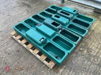 6 X JFC CATTLE DRINKING TROUGHS - 2