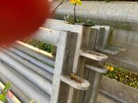 5 X 10' GALVANISED CATTLE HURDLES - 8