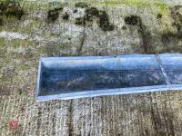 GALVANISED 9' GROUND FEED TROUGH - 2