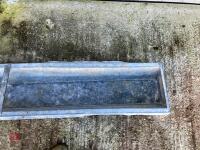 GALVANISED 9' GROUND FEED TROUGH - 4