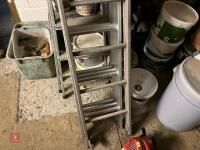 3 ALUMINIUMM LADDERS - 3