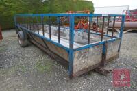 JOHN SHEPHERD 18' CATTLE FEED TRAILER - 3