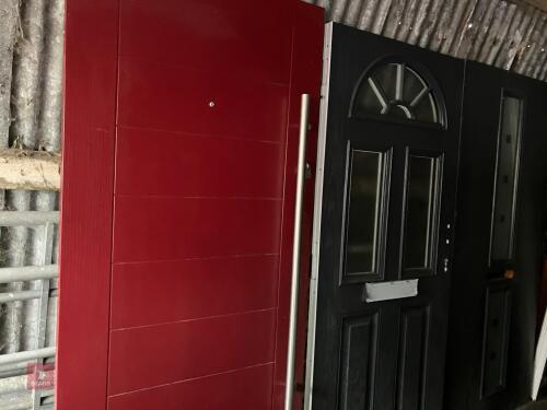 196CM X 88CM X 45CM RED COMPOSITE DOOR