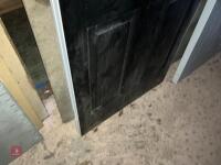 2M X 74CM X 45MM BLACK COMPOSITE DOOR - 5