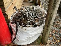 DUMPY BAG OF STEEL GUTTERS