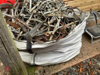 DUMPY BAG OF STEEL GUTTERS - 2