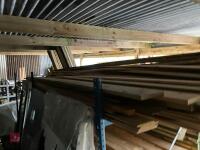 LARGE QTY OF CEDAR & LARGE TIMBER - 6