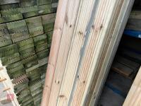 10 X 3M X 5'' X 1'' LENGTHS OF DECKING - 9