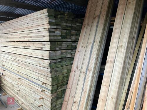 10 X 3M X 5'' X 1'' LENGTHS OF DECKING