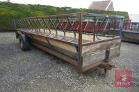 JOHN SHEPHERD 18' CATTLE FEED TRAILER - 3