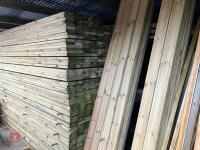 10 X 3M X 5'' X 1'' LENGTHS OF DECKING