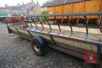 JOHN SHEPHERD 18' CATTLE FEED TRAILER - 7