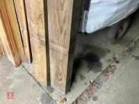 2 X 1.9M X 20CM X 10CM WOODEN SLEEPERS - 4