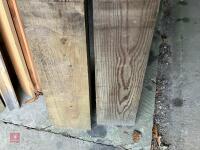 2 X 1.9M X 20CM X 10CM WOODEN SLEEPERS - 5