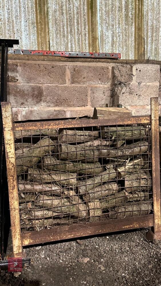 CRATE OF TIMBER OFFCUTS