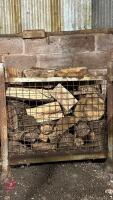 CRATE OF TIMBER OFFCUTS